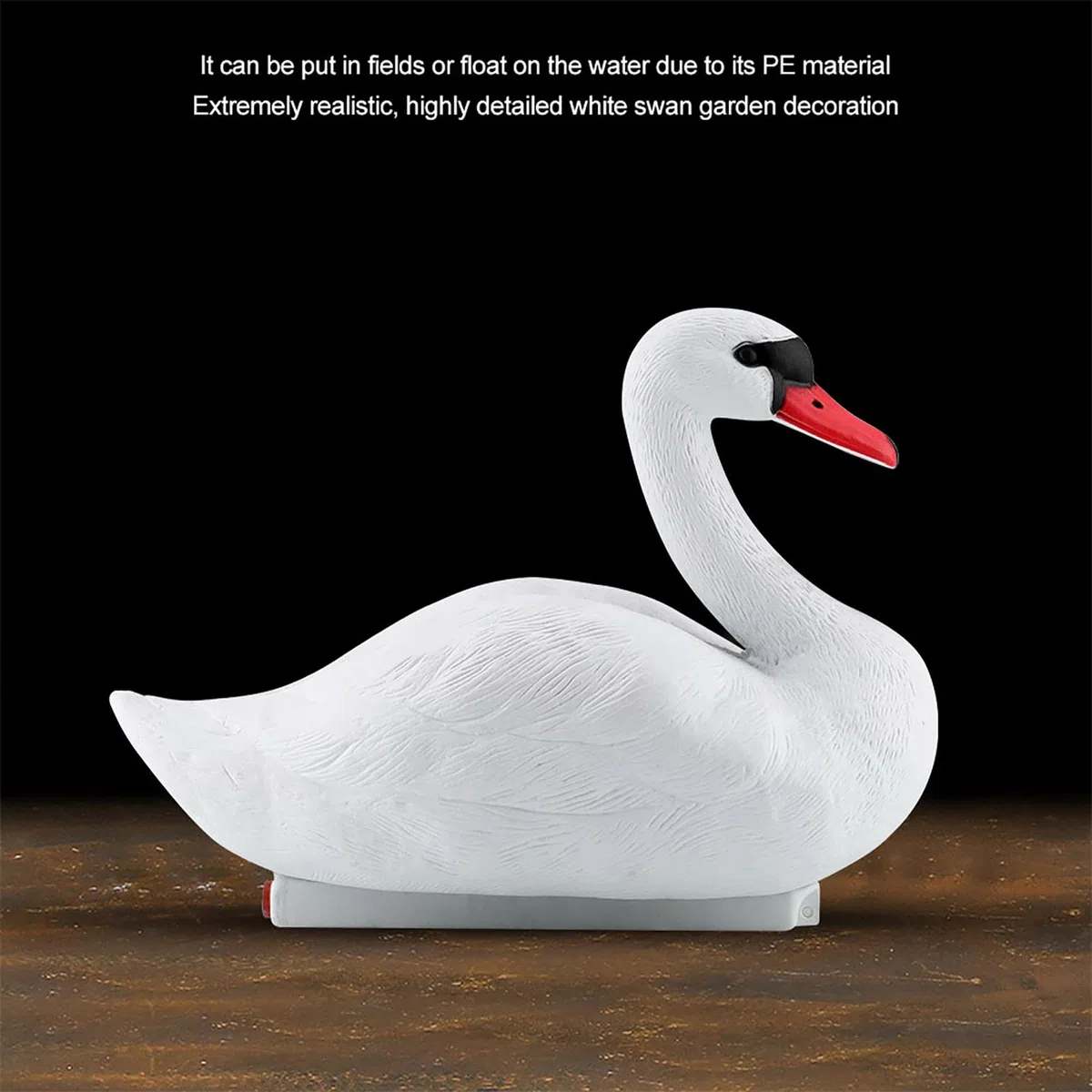 Señuelos Para Gansos, Disuasorio De Patos Para Piscina, Señuelo De Cisne Flotante Para Piscina, Estanque Y Lago, Decoraciones De Jardín, Herramienta Decorativa De Cisne Blanco Exquisito Simulado, Cebo
