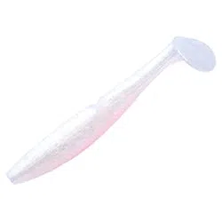 SAWAMURA Leurre Souple One Up Shad 6 027 Silky White - 12.4cm - 18g - One UP 6 027