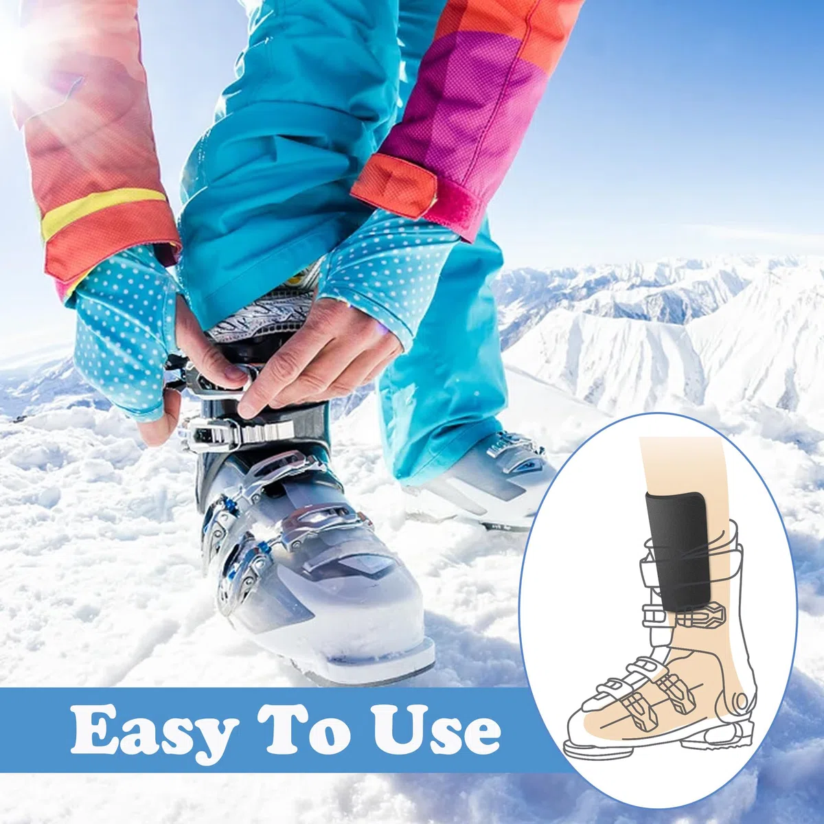 2 espinilleras Protectoras de Snowboard para esquí