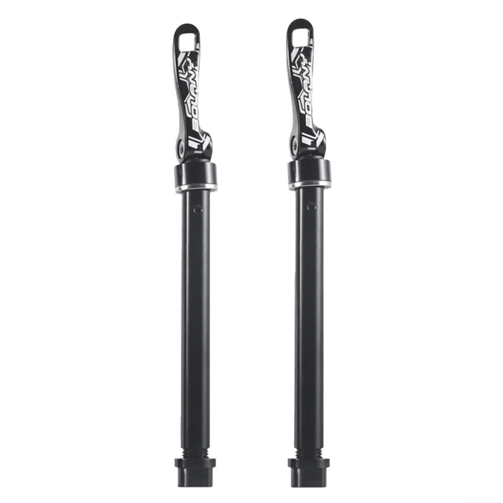 Varilla de eje pasante de aleación de aluminio negro para horquilla delantera de bicicleta Rockshox Maxle compatible de 15 mm x 100 mm y 110 mm de liberación rápida (15 x 110)