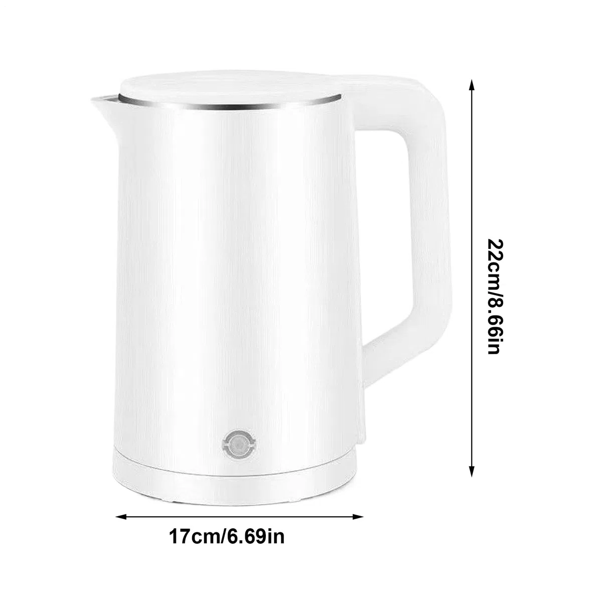 Hervidor de agua de acero inoxidable, de acero inoxidable - 2.3L Hervidor eléctrico doméstico AUTOMÁTICO APAGADO | de control de temperatura de la caldera de agua rápida portátil para hervir