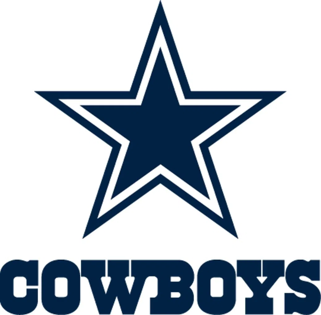 NFL Dallas Cowboys 3pk Crew Socks Calcetines deportivos Unisex adulto (Pack de 3)