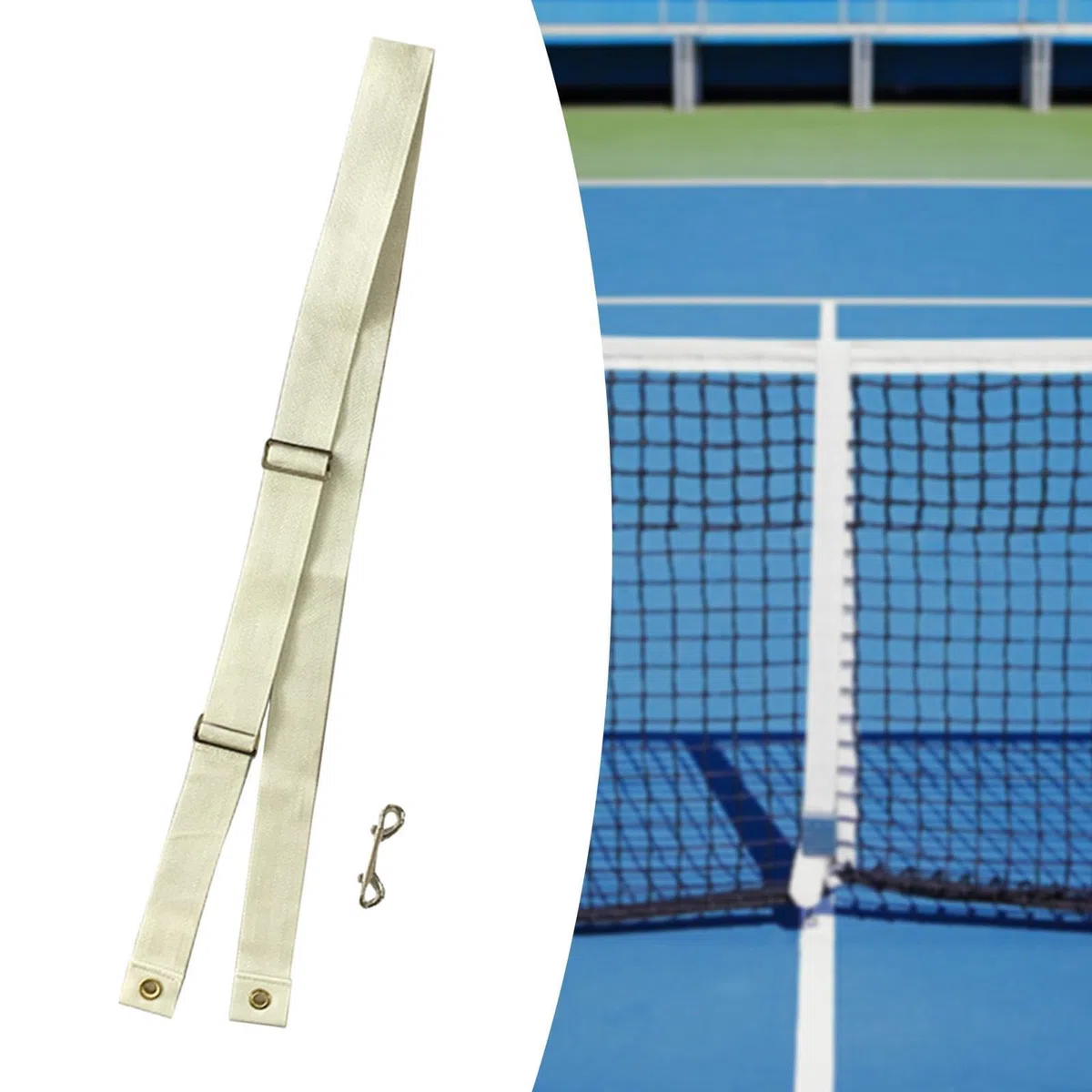 Correa Central de Red de Tenis con Hebilla, Equipo de Cancha, Práctica Resistente Al Desgaste