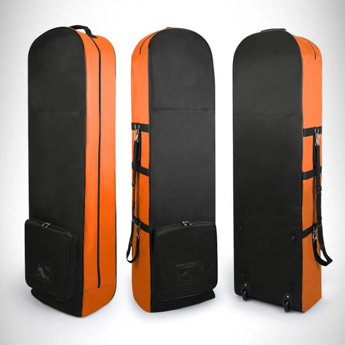 Bolsa de Viaje de Golf para Avión, Bolsa de Golf de Viaje Plegable con Ruedas y Acolchado, Tela de Nailon 630D Impermeable, Portátil Funda Protectora para Palos de Golf y Accesorios para Hombre Mujer