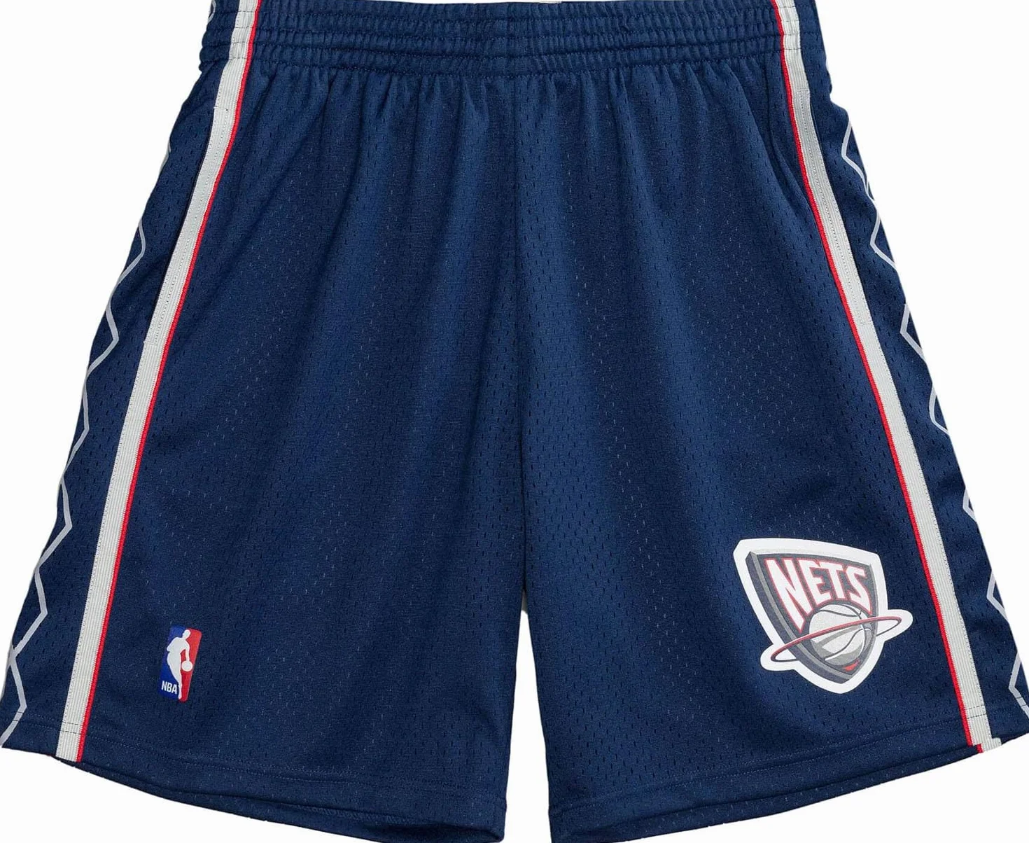 Mitchell & Ness New Jersey Nets 2006-07 Swingman NBA - Pantalones cortos para hombre, color azul marino