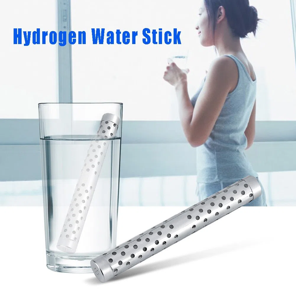 Palo de agua alcalina de hidrógeno portátil, ionizador de equilibrio de valor de PH de agua, purificador Mineral, filtro de acero inoxidable para uso doméstico y de viaje