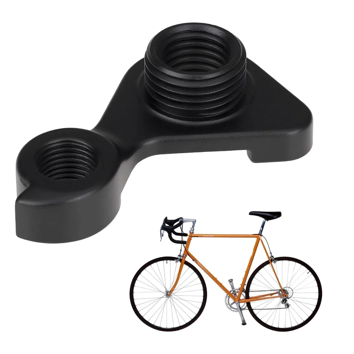 ECSiNG Orificio para Patilla de Cambio Trasero de Bicicleta Distancia Entre Ejes de 30 Mm con Tuerca Compatible con Bulls