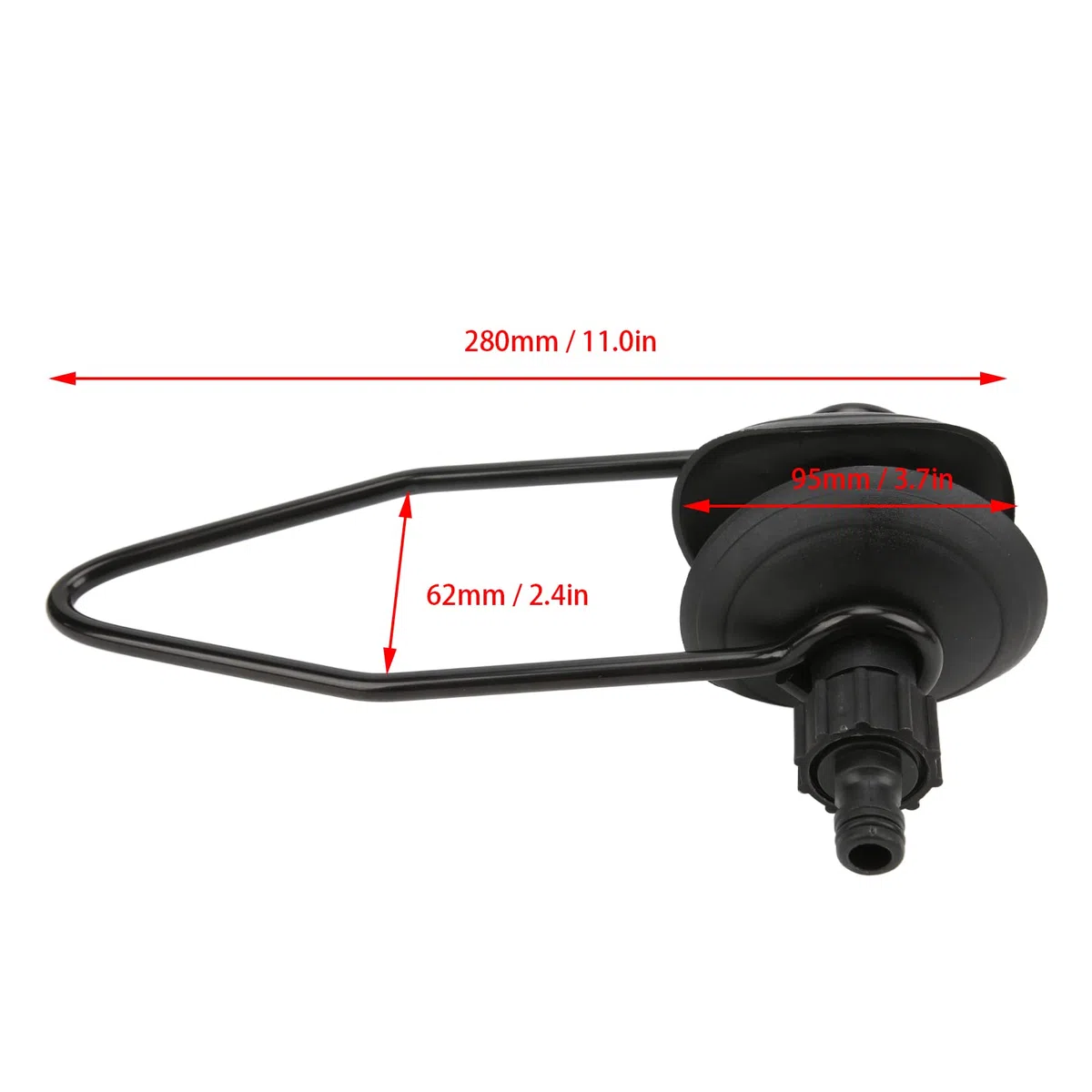njuague De Motor Redondo Universal Para Barco De 28 Cm/11 Pulgadas Enjuague De Motor Fueraborda De Un Solo Tubo Enjuague De Oreja Para Barco Enjuague De Motor Adecuado Para La Mayoría De Los Barcos
