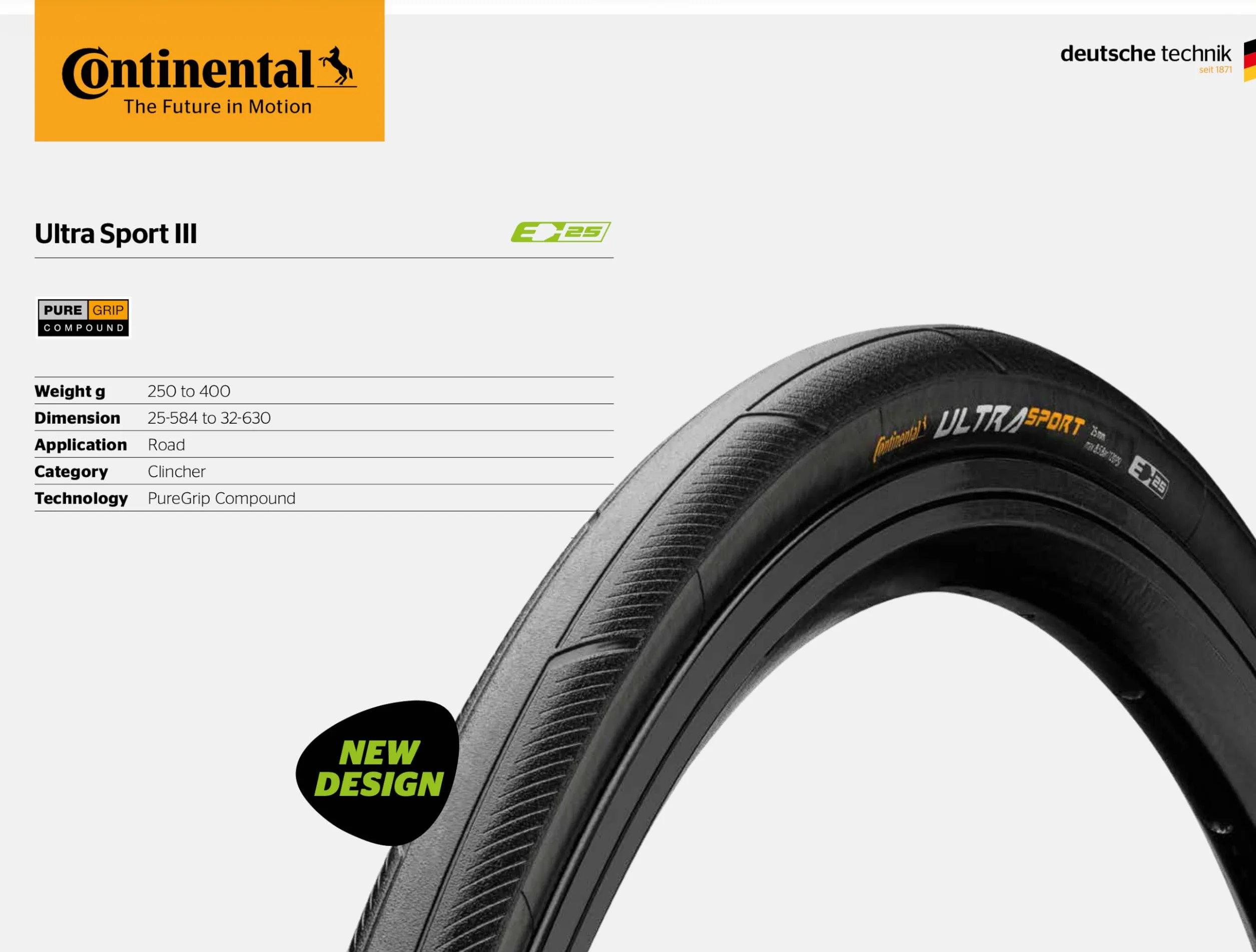 Continental Ultra Sport III Road Cycling Bike Tire