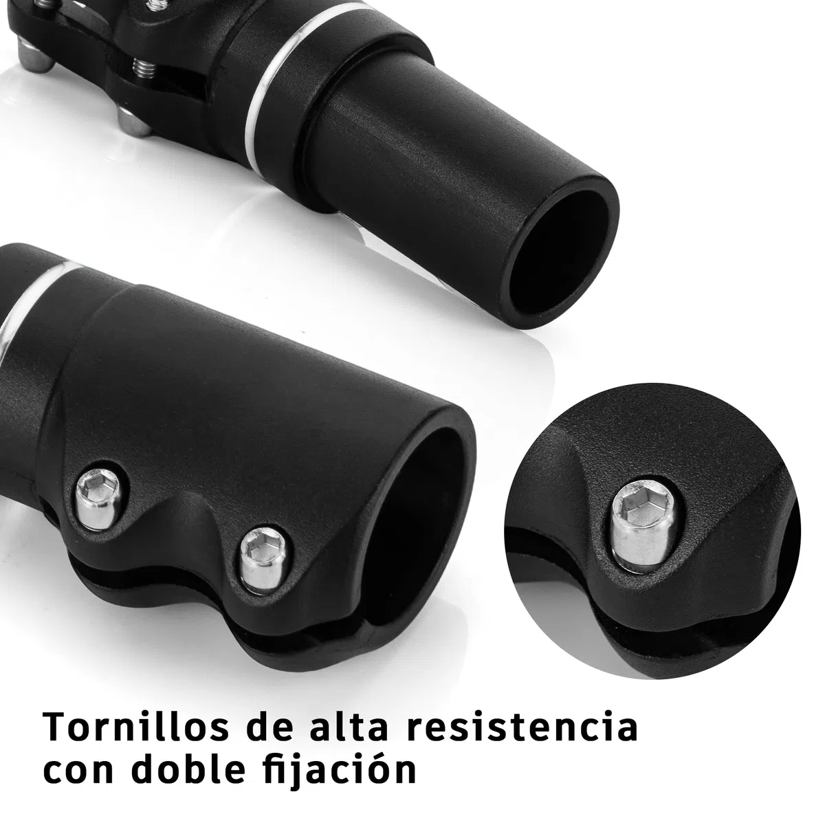Elevador Manillar Bicicleta, 1-1/8" 28,6 mm Elevador de Horquilla para Ciclismo Bicicleta de Montaña Carretera Bici, Aluminio