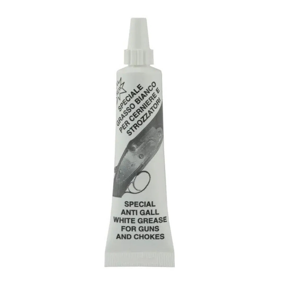 BERETTA Grasa Professional Blanca Made in Italy para Armas y Cebadores, Ideal para Limpiar Cebadores y Piezas Internas, Fácil Aplicación