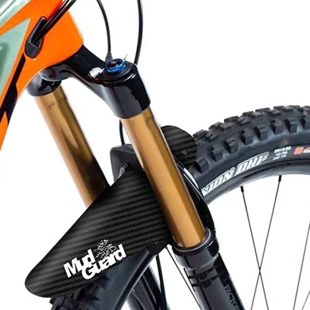 Guardabarros delantero y trasero de plástico para bicicleta de montaña, guardabarros extraíble de fibra de carbono, accesorios de ciclismo