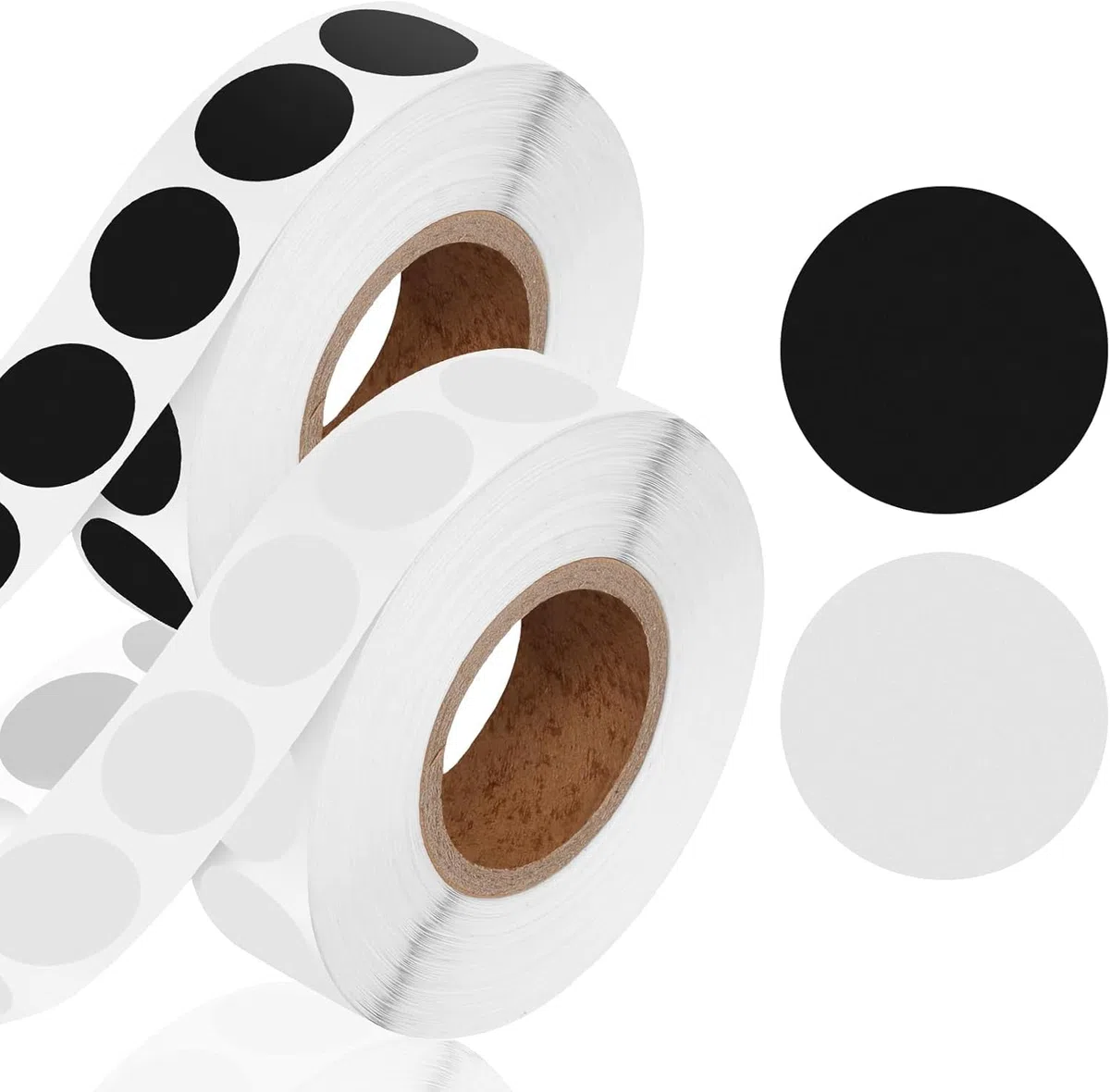 BEIMEIII 3000 parches de tiro en blanco y negro, accesorios para deportes de tiro, puntos adhesivos, 20 mm, diámetro de los tiradores deportivos, accesorios, pegatinas redondas para deportes de tiro