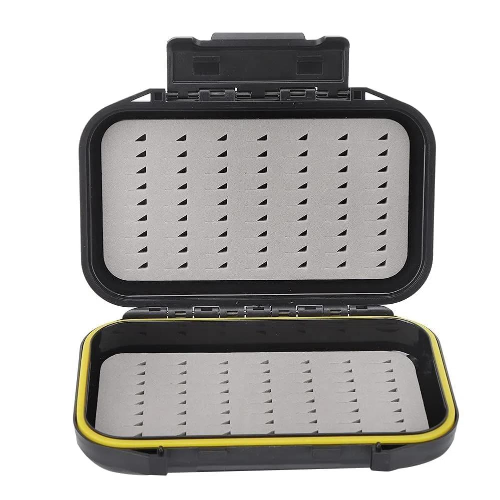 Caja De Aparejos De Pesca, Caja De Señuelos De Pesca Con Mosca Organizador De Caja De Aparejos Impermeable De Doble Capa Para Pesca Con Mosca