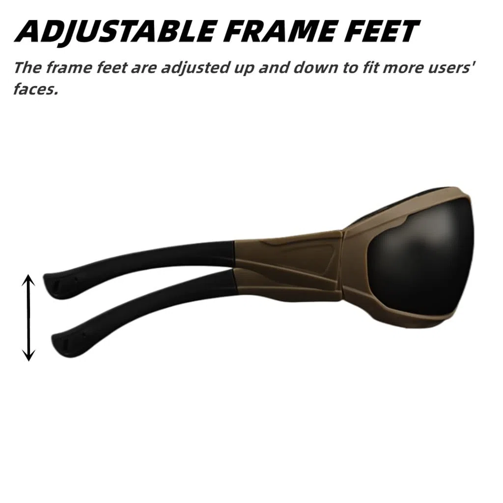 Gafas Tácticas Anti Viento Outdoor Lentes Intercambiables Airsoft Equitación Caza CS Deportes Ejército (Color : TL)