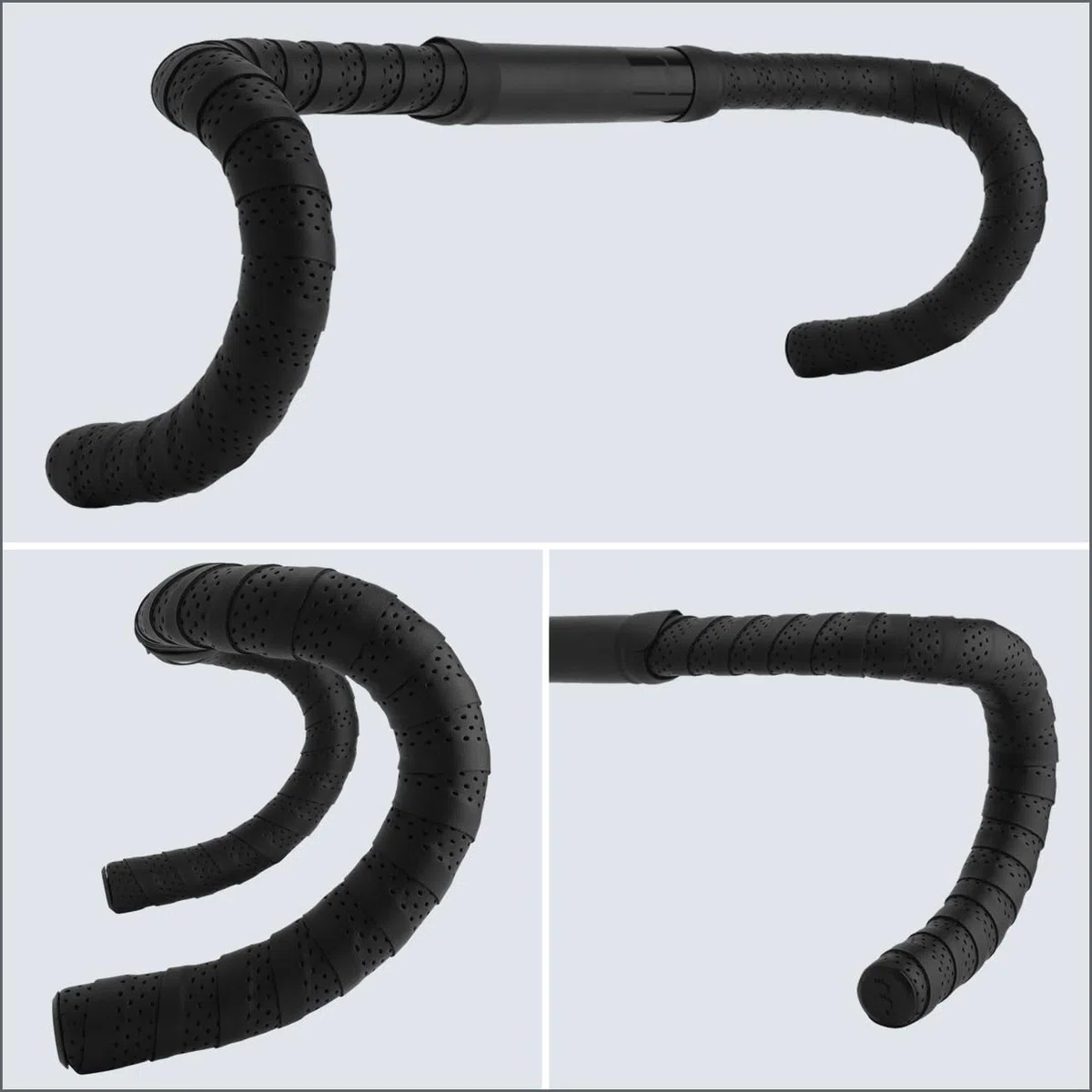 BBB Cycling - Cinta para manillar de bicicletas antideslizante especial para bicicletas de ciclismo y urbanas. Incluye cinta de acabado y tapones de manillar. Color Blanco - Modelo RaceRibbon BHT-12