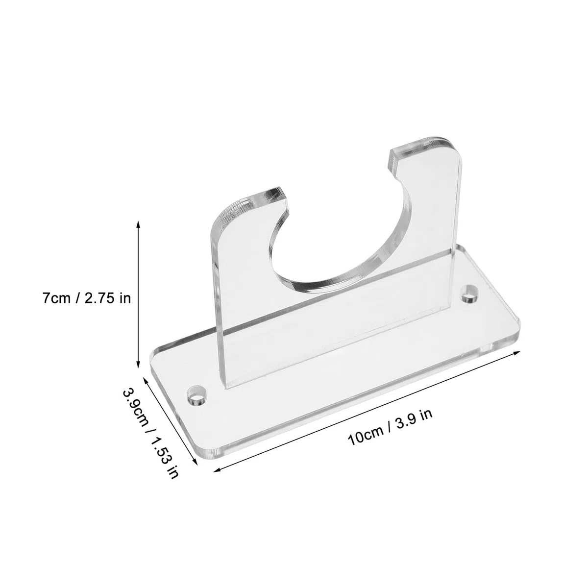 ORFOFE Soporte de Pared Acrílico Transparente para Palas de Tenis de Mesa Organizador para Gimnasio y Casa Colgador Seguro para Raquetas Deportivas Estante Compacto Que Ahorra Espacio