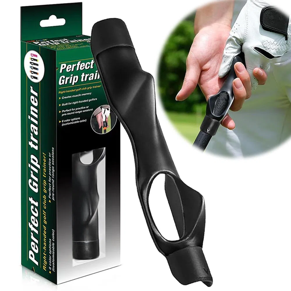 Entrenador de Grip de Golf, Grip de entrenamiento de golf, Golf Grip Training Aid, Entrenador de swing de golf, Golf Swing Training Aid Banda de brazo Swing Postura Corrección Práctica Alineación