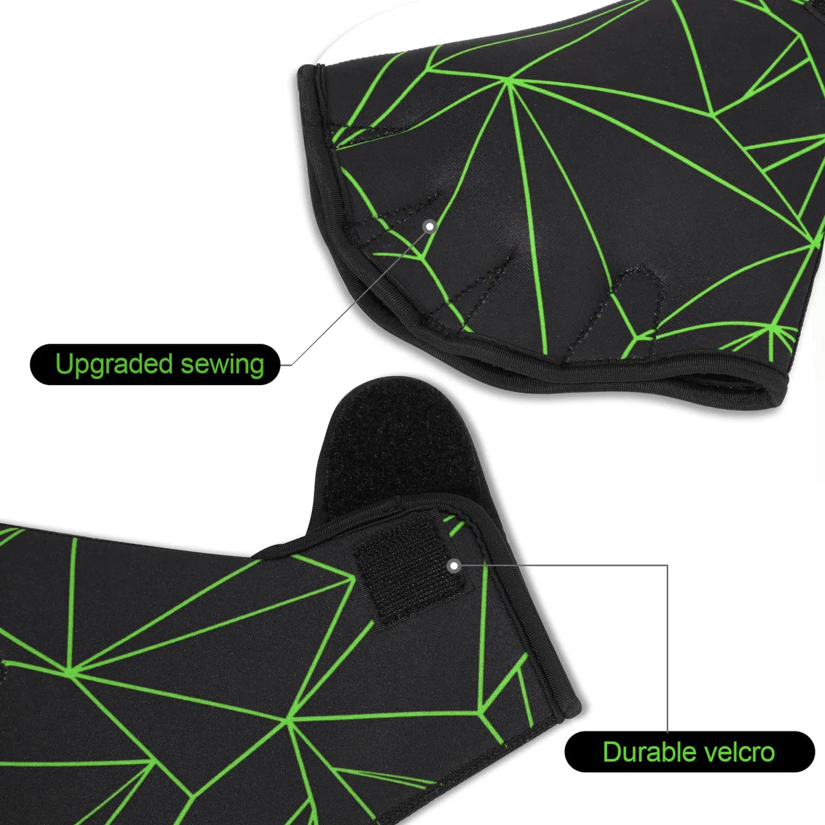 TAGVO Guantes Acuáticos, Guantes de Entrenamiento de Natación con Muñequera, Guantes Palmeados Piscina Guantes de Agua Natación Buceo Surf para Protección, Tamaños para Hombres Mujeres