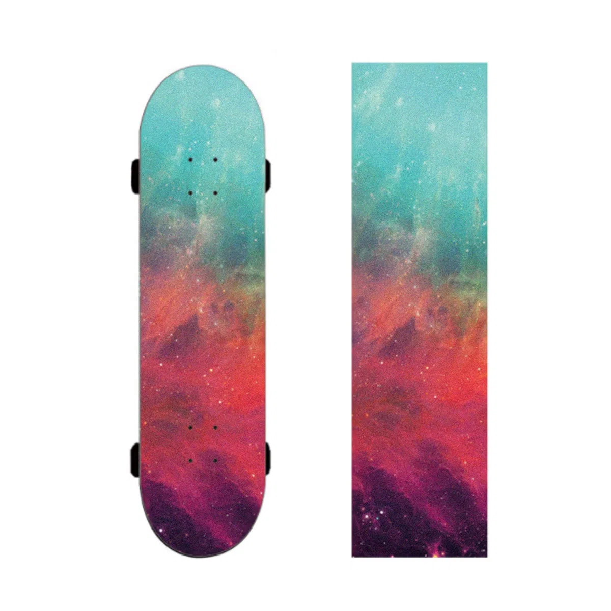 duoyif Skateboard Grip Tape, Cinta De Agarre Lijas Para Longboard Scooter Skateboards Pedal De Escaleras - Sin Burbujas, Impermeable, Antideslizante, Resistente Al Desgaste, 84 x 23 cm (A)