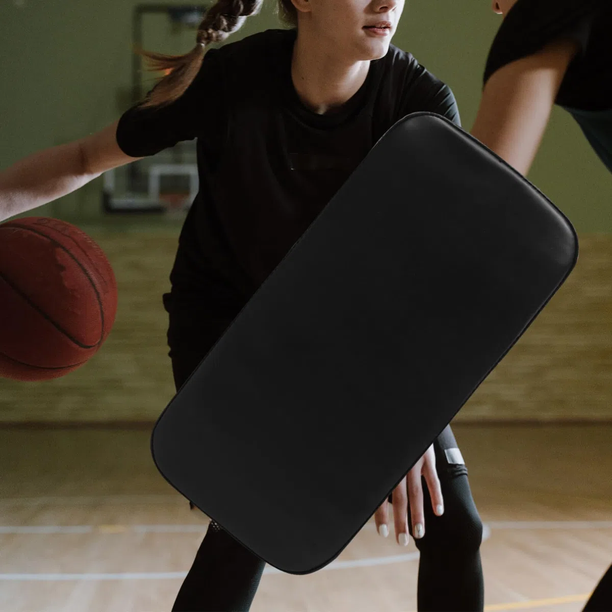 VOSAREA Almohadilla De Bloqueo De Baloncesto Dispositivo De Entrenamiento para Mejora De Defensa y Agilidad Jugadores
