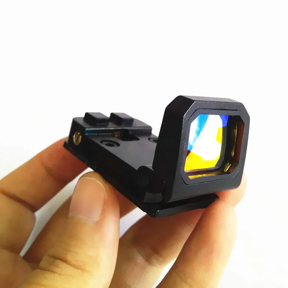 FIRECLUB Flip Red Dot Pistol Sight 3 Moa Mos RMR Slide Mount Backup Iron Sights