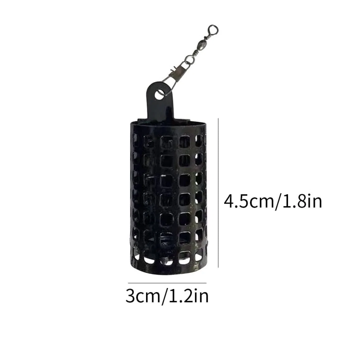 Caza de Pesca Caza de Metal Tackle de Pesca Titular de Pesca Cebador de Cebo Cesta de Trampa de Cebo 10 Piezas 20g Caza de señuelo de Pesca