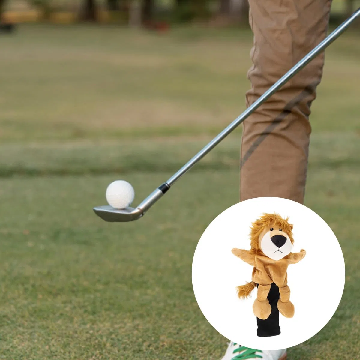 Qury Funda protectora para palos de golf, divertida funda para palos de golf, adecuada para palos de madera número 1