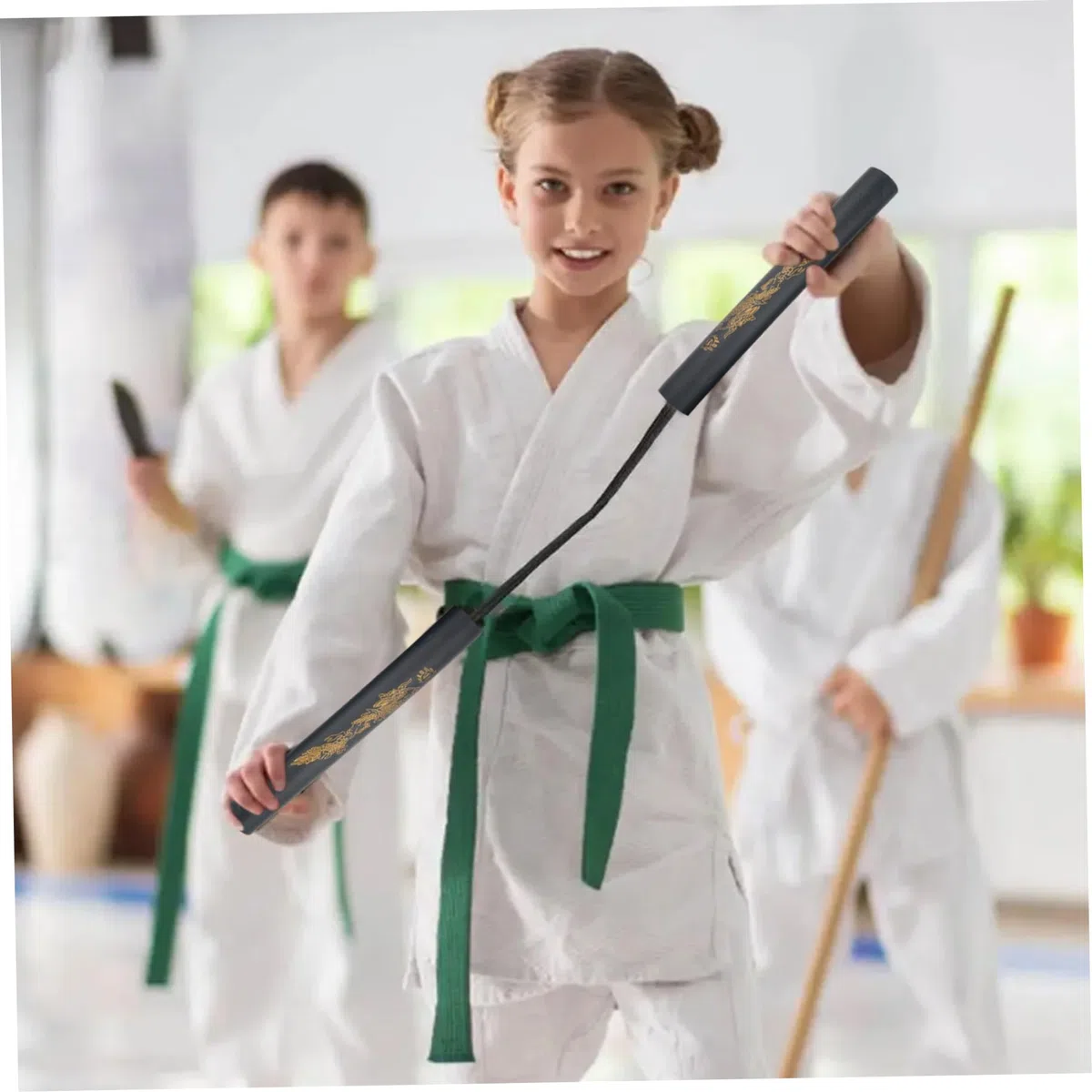 2 Nunchakus para niños, Nunchakus de Espuma Ligeros, Palos de Artes Marciales para niños y Principiantes, práctica y Entrenamiento, Espuma