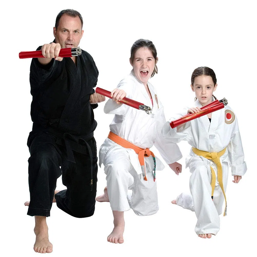 Nunchakus de Espuma Entrenamiento Práctico Nunchucks de Artes Marciales Nunchakus para Niños Adultos y Principiantes,Entrenamiento Portátil Artes Marciales Nunchakus de Espuma