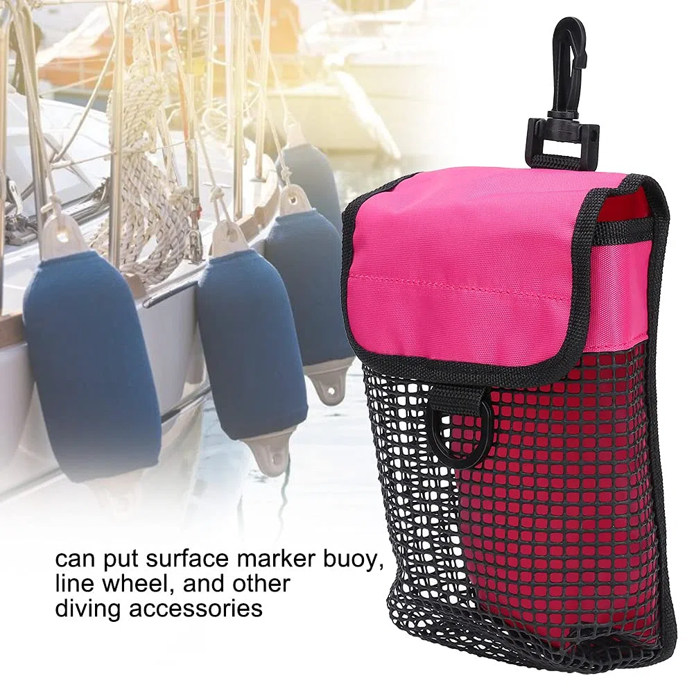 Bolsa De Buceo Malla Para Esnórquel, Natación Lona Resistente Net Paquete Equipo Ligero Portátil Al Aire Libre Con Hebilla Pesca Unisex Adulto Mesh Equipment Deportivo Bag Pool Playa Viajes Gimnasio