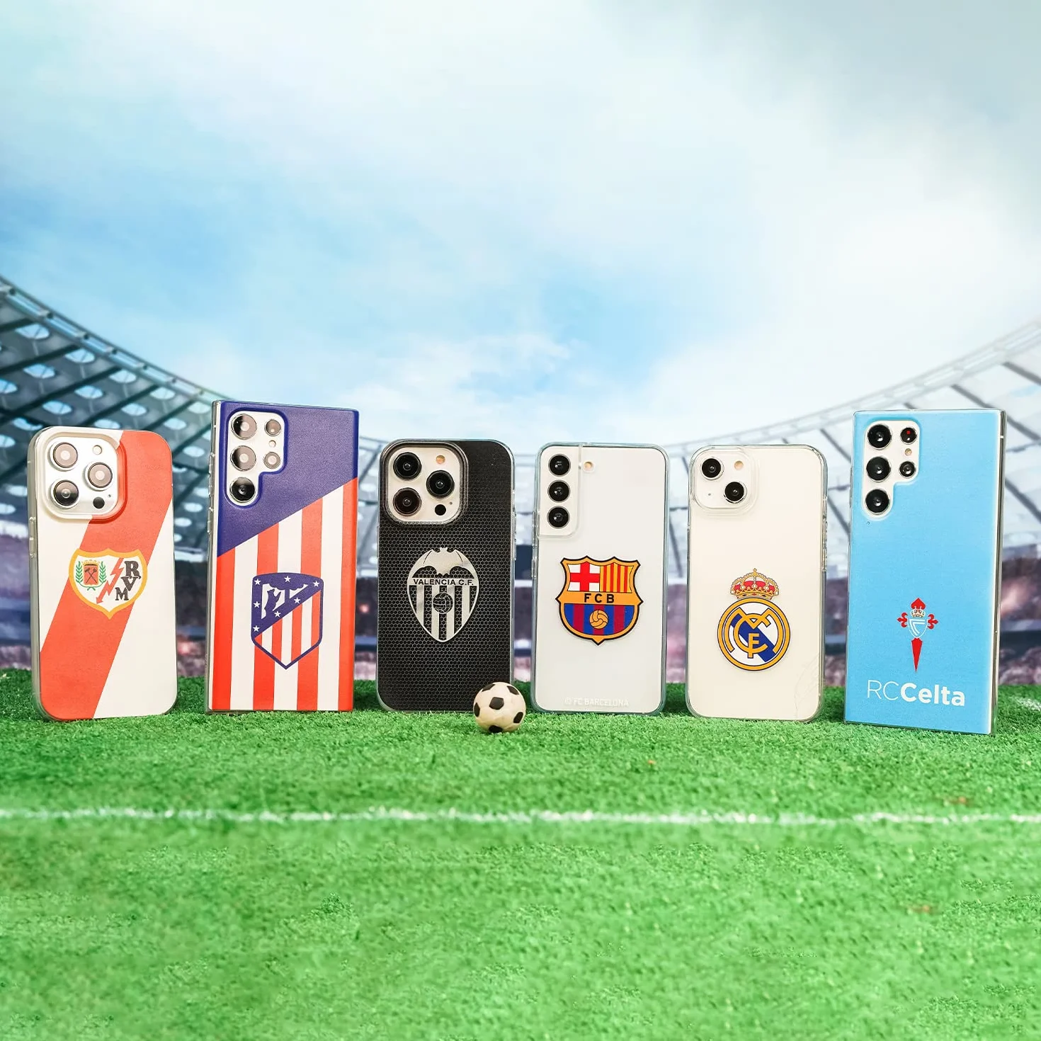 Funda Samsung Galaxy A35 5G FC Barcelona Escudo Rojo Trazo Azul Transparente Silicona Oficial