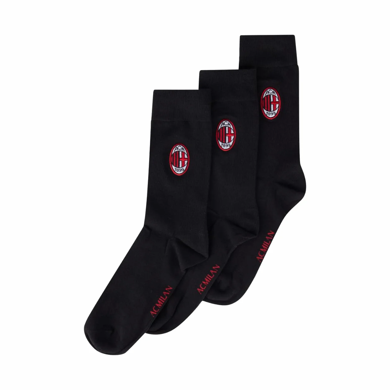 A.C. Milan Calzini Calcetines Unisex adulto (Pack de 3)