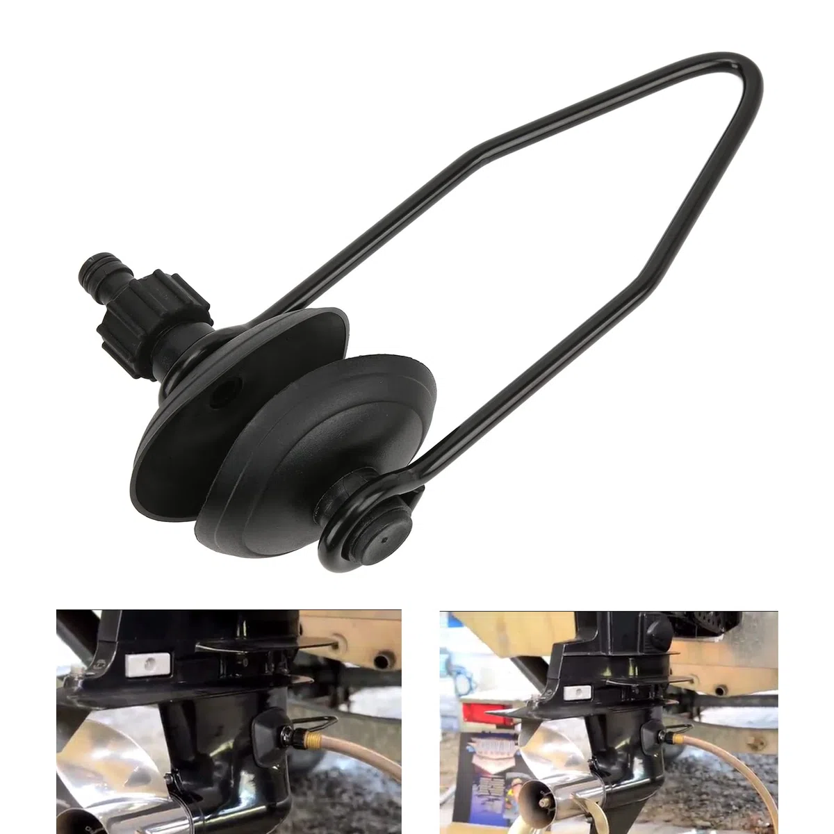 njuague De Motor Redondo Universal Para Barco De 28 Cm/11 Pulgadas Enjuague De Motor Fueraborda De Un Solo Tubo Enjuague De Oreja Para Barco Enjuague De Motor Adecuado Para La Mayoría De Los Barcos