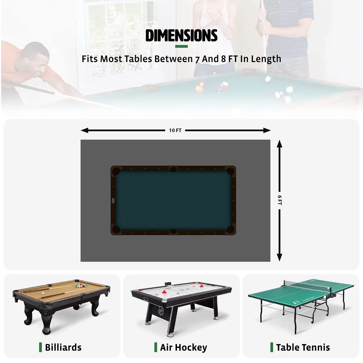 EastPoint Sports Funda para Mesa de Billar
