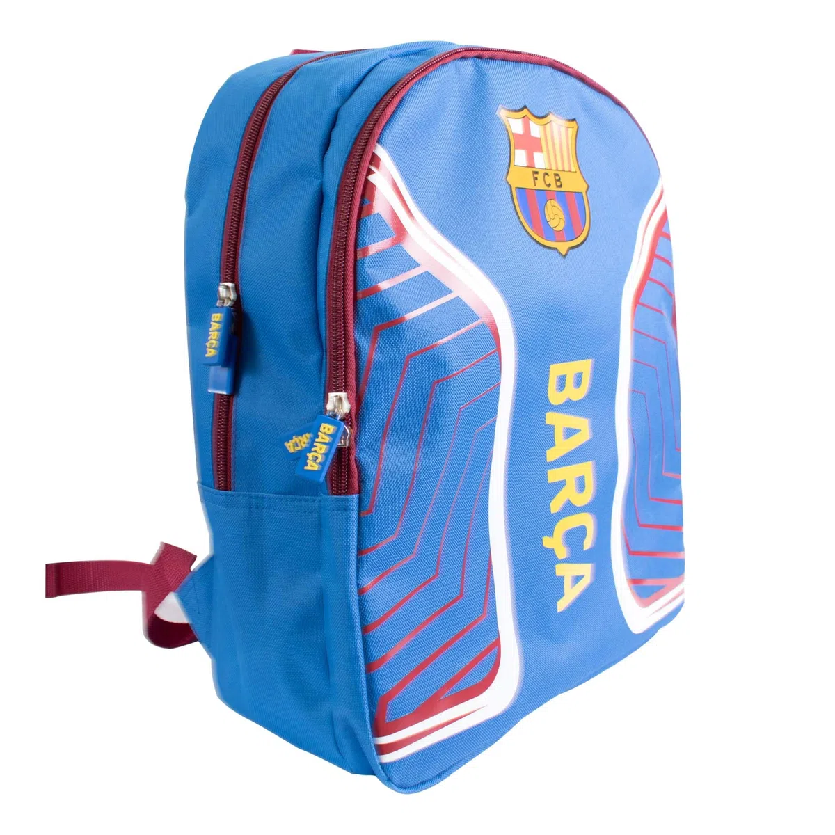 Hy-Pro Mochila grande con licencia oficial del FC Barcelona Flash | Barca, ligera, mochila, escuela, trabajo, regalo, para niños y adultos, Blue, Large