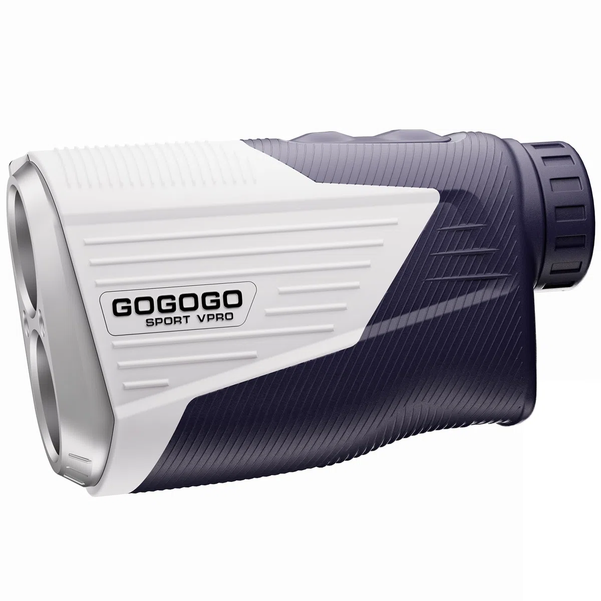 Gogogo Sport Vpro Telémetro Laser Golf Caza 1372/2285 M/Yardas/Feet, Recargable Medidor Laser Magnético Precisión ±0.5yd, Modos para Pendiente Off/ON, Vibración de Bloqueo de Bandera, Escaneo, Azul
