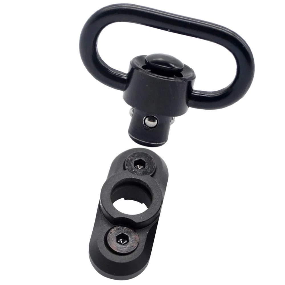 TRIROCK MI0k Mount Adapter and Sling Swivel 1.25 Inch Quick Detachable Kit with 360 Degree Rotation