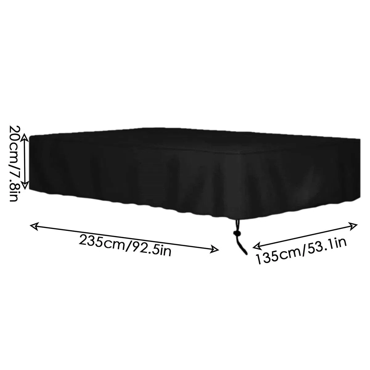 Funda para Mesa De Billar - Funda para Mesa De Billar De Tela Oxford - Funda para Mesa De Billar con Cordón - Funda para Mesa De Billar De Tela Oxford 210D