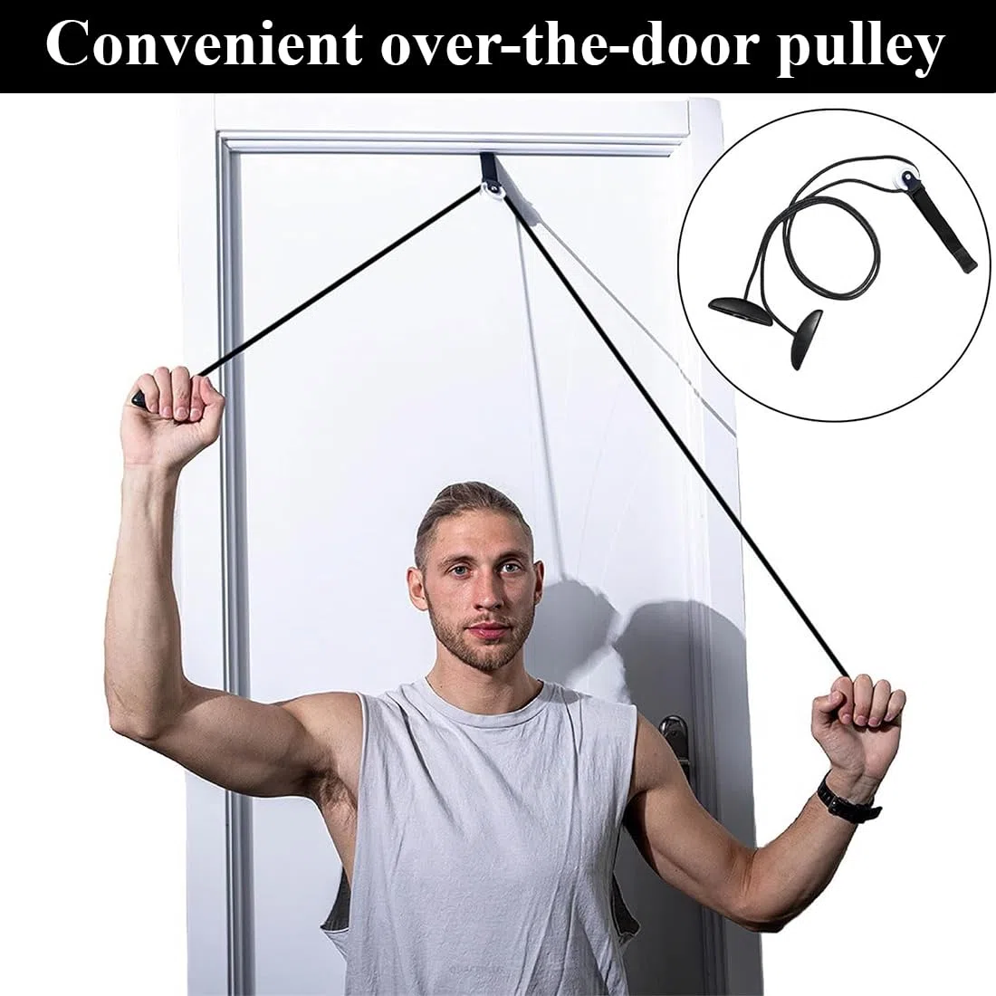 Poleas Gimnasio Polea Gimnasio Casa Polea De Ejercicios Rehabilitación del Hombro Sistema De Polea De Ejercicio De Terapia Polea Hombro Cuerda para Gimnasio Polea Isocinetica