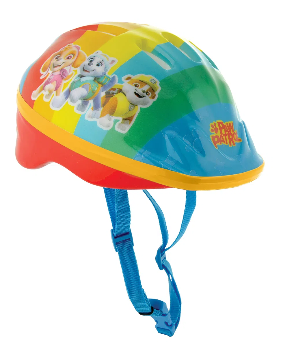Paw Patrol La Patrulla Canina Casco Infantil 48-52 cm, Corcho y plástico Resistente, Cierre Seguro, Rueda Trasera, Seguridad para niños, Licencia Oficial Patrulla Canina, Ideal para +3 años (77747)