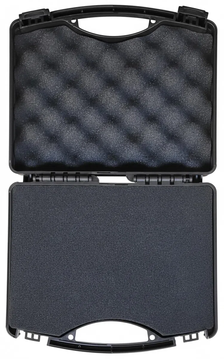Genérico Maletín para Pistolas rigido Airsoft. CO2. Aire Comprimido. Estuche de Transporte con Interior Acolchado y Cierres de Seguridad