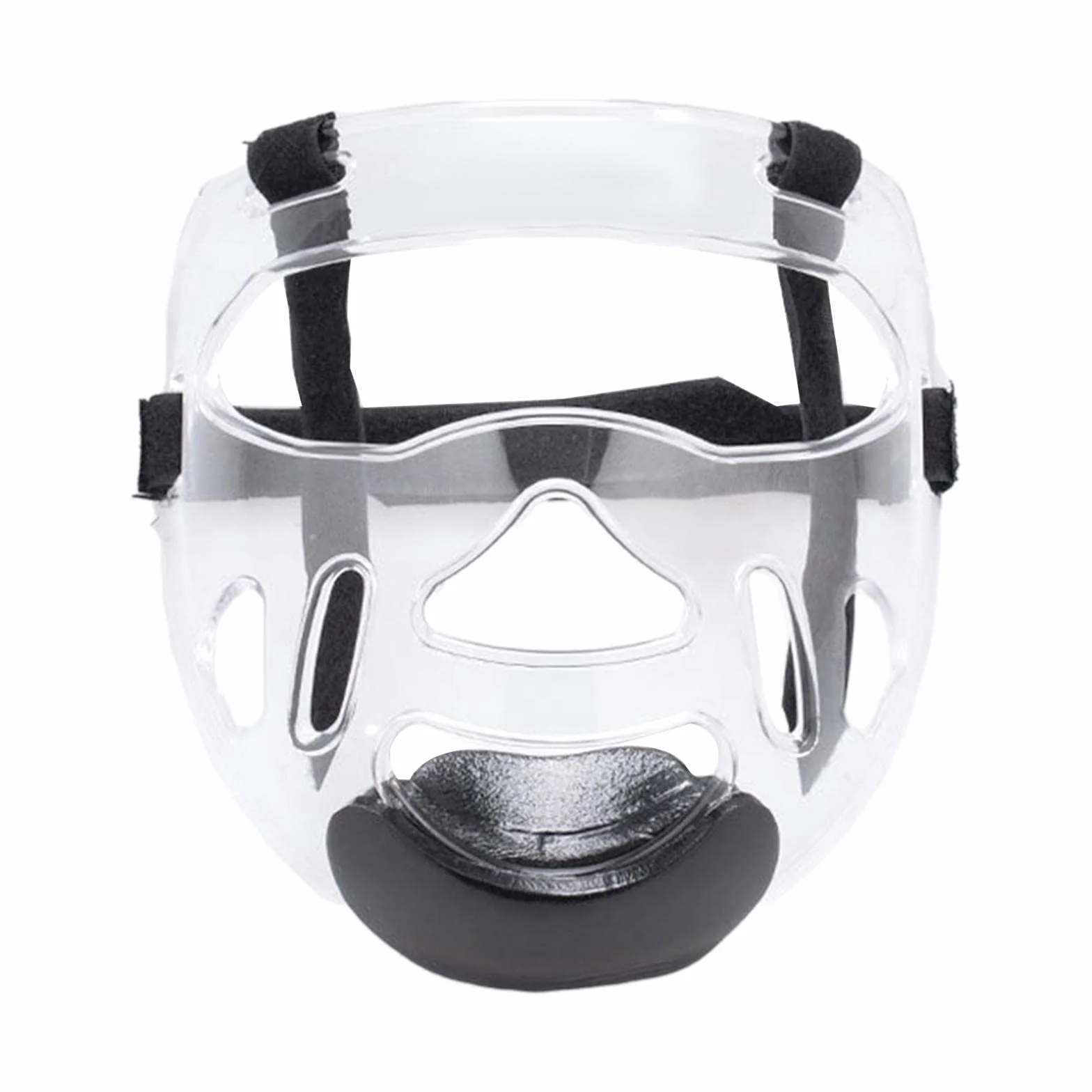 Harilla Máscara Transparente de Taekwondo Protectora Desmontable Engrosamiento Protector Facial Cubierta de Cabeza Cubierta de protección Facial Engranaje de