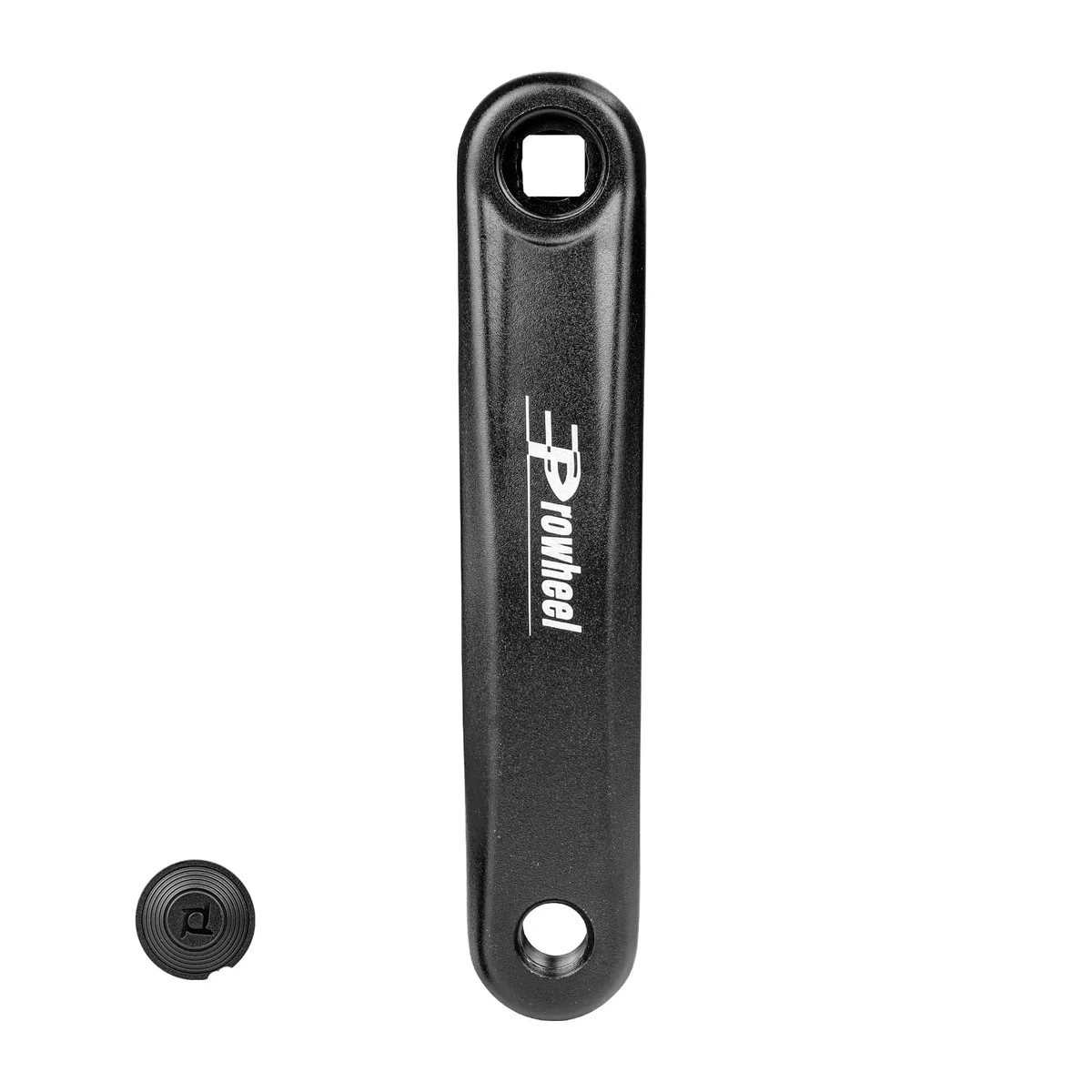 MEGHNA Brazo de manivela izquierdo para bicicleta, manivela de aluminio de alta calidad con orificio cuadrado (152/165/170 mm) – Universal para bicicleta de ciudad, bicicleta de trekking, bicicleta
