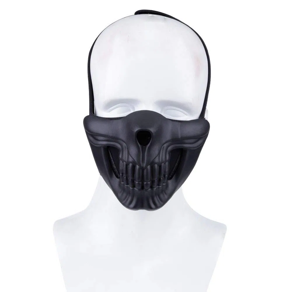 Máscara táctica para airsoft, paintball, camuflaje, fiesta de Halloween, cosplay, media cara