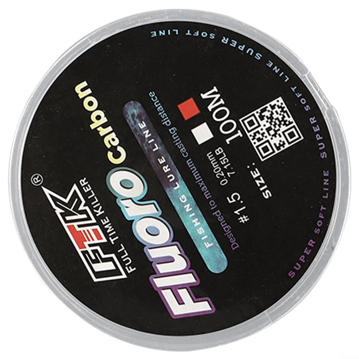 Línea de pesca de fluorocarbono de 100 m, línea líder suave prácticamente invisible para una mejor tasa de mordida