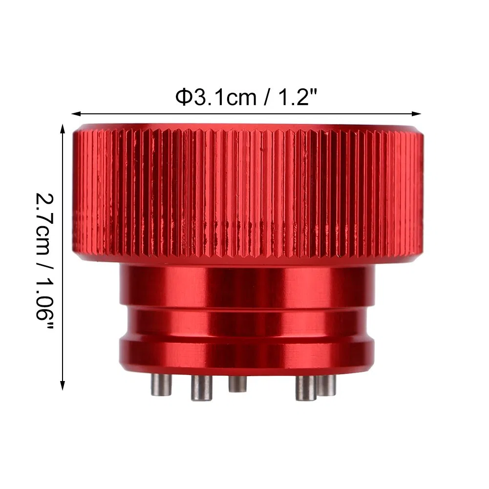 Herramienta de Llave de Peso de Putter, Herramienta de Peso de Aleación de Aluminio, Llave de Tornillo de Golf para Putters (rojo)