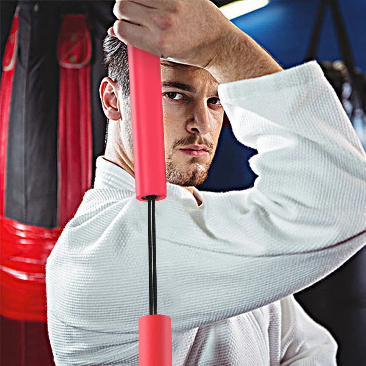 Nunchakus de Espuma Entrenamiento Práctico Nunchucks de Artes Marciales Nunchakus para Niños Adultos y Principiantes,2Pack Entrenamiento Portátil Artes Marciales Nunchakus de Espuma