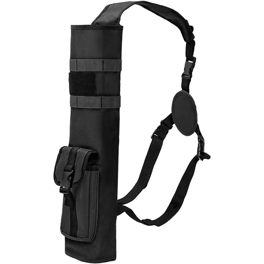Tiro con Carcaj De Flecha Trasera Ligero Bolsa De Flechas De Cadera De Doble Uso Soporte para Flechas con Correa para Hombro Y Clip para Cinturón para Flechas, Caza con Y Práctica De