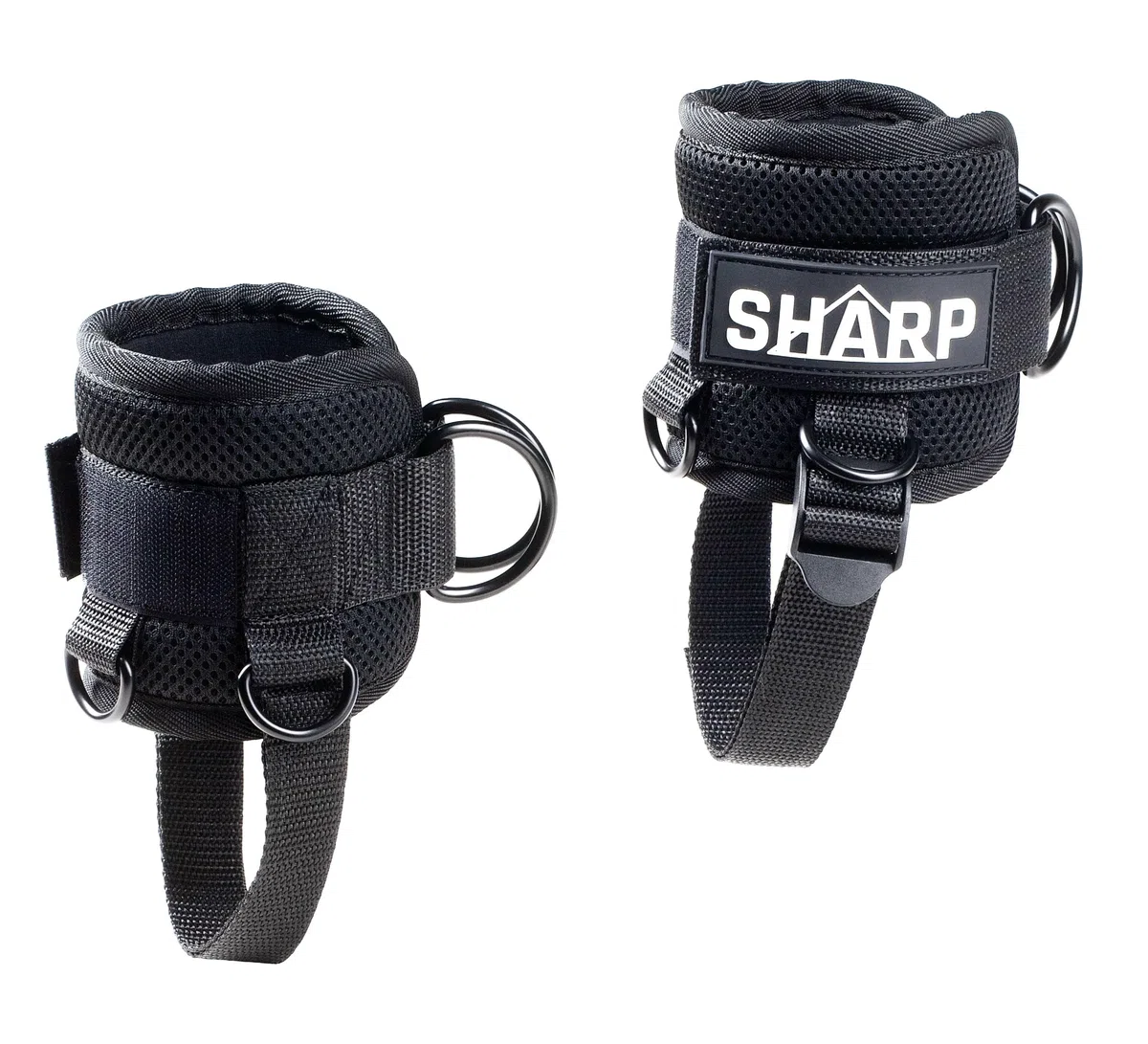 Correa de tobillo para musculación, polea ajustable SHARP - Ankle Straps para deporte, Kickback, entrenamiento de glúteos - Accesorios de fitness para máquinas de cable